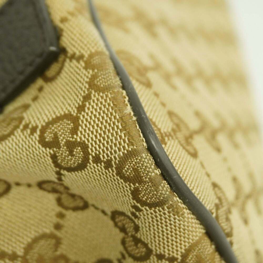 GUCCI Brown Canvas Backpack - Picture 7 of 11